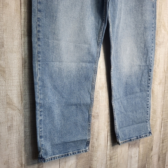 Men's Levi's 550 Relaxed-Fit Stretch Straight Blue Jeans 48x32 New - Picture 14 of 15